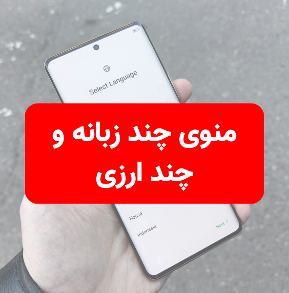 منوی چند زبانه در راینومنو
